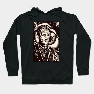 Portrait of George Orwell Hoodie